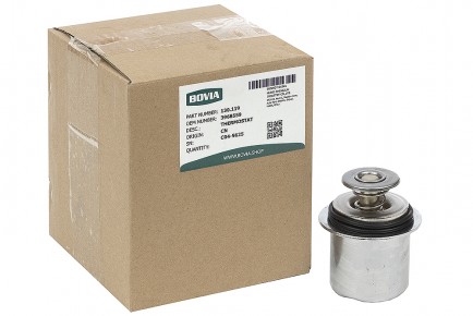 130.119 Термостат КАМАЗ дв. Cummins 6CT, ISLe 3968559, 3940632, 5274887, 5284903, 5337942 t=76C (большой) - BOVIA - 400х267