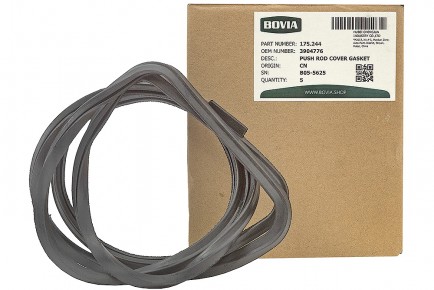 175.244 Прокладка крышки толкателей (боковой крышки) КАМАЗ дв. Cummins 6BT 3904776, 3284623, 3928832, 3907617, 3900545 - BOVIA - 400х267