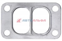 175.230 Прокладка турбокомпрессора КАМАЗ, ПАЗ дв. Cummins 6CT, 6ISBe, ISLe, BT, EQB 3901356 - BOVIA - 200х133