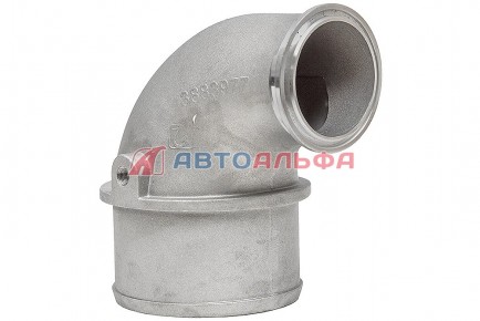 143.252 Патрубок забора воздуха угловой КАМАЗ дв. Cummins ISLe, QSL 3883977 - BOVIA - 400х267