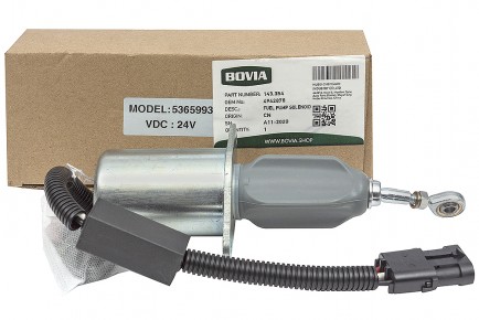 143.354 Соленоид ТНВД КАМАЗ дв. Cummins 6ВТ, 6CT, EQB210 4942878, 3415706 - BOVIA - 400х267