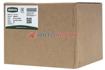 116.113 Насос ГУРа Газель Евро-4, 5 ZF 5286672, 7692 955 419 дв. Cummins ISF2.8 - BOVIA - 400х267