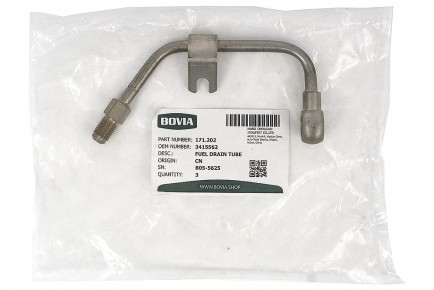 171.202 Трубка слива топлива КАМАЗ дв. Cummins ISLe,L,С,QSL,ISC 3415562 - BOVIA - 400х267