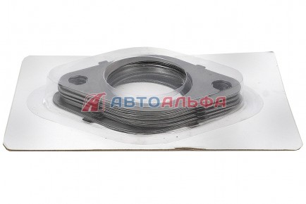 124.110 Прокладка коллектора выпускного (металл) КАМАЗ дв. Cummins ISLe, L 3937479, 5269779, 5259851 - BOVIA - 400х267