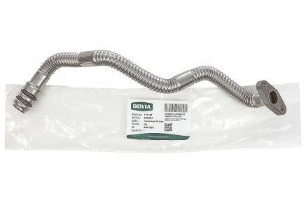 171.151 Трубка слива масла с турбины КАМАЗ, ПАЗ дв. Cummins 4ISBe 3287818, 3287819, 4898495, 4898497 - BOVIA - 400х267