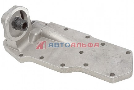 143.820 Головка маслоохладительная 4-6BTA КАМАЗ дв. Cummins 3913967, 4934217 - BOVIA - 400х267