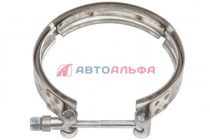 171.183 Хомут ленточный V-образный (115 мм) КАМАЗ дв. Cummins 6ISBe 3905216, 3067979 - BOVIA - 400х267