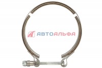171.183 Хомут ленточный V-образный (115 мм) КАМАЗ дв. Cummins 6ISBe 3905216, 3067979 - BOVIA - 200х133