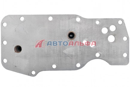 129.110 Теплообменник (маслоохладитель) КАМАЗ, НЕФАЗ дв. Cummins ISBe 3975818, 3959031 - BOVIA - 400х267