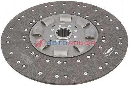207.113 Диск сцепления ведомый КАМАЗ 5490, EVOBUS, MAN 1878085641 (аналог SACHS) - BOVIA - 400х267