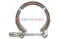 171.184 Хомут ленточный V-образный (70 мм) КАМАЗ дв. Cummins 4ISBe, ISF 2,8, ISF 3,8 4898590 (воздушный патрубок) - BOVIA - 200х133